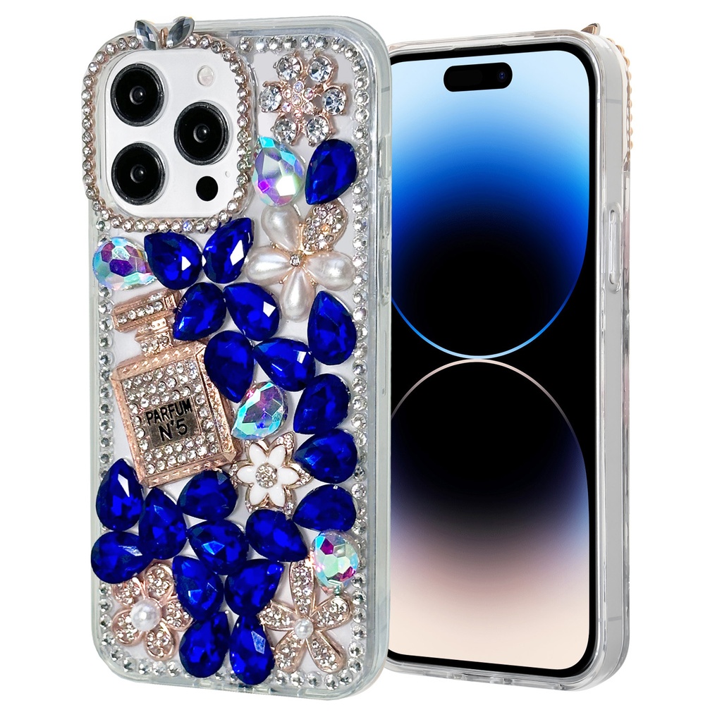 Diamond Flower Case for iPhone 15 Pro Max - 9