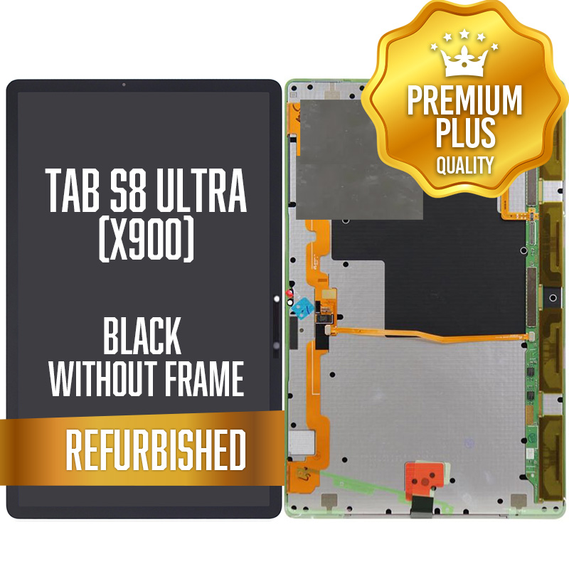 LCD Assembly for Samsung GalaxyTab S8 Ultra (X900) Without Frame - Black (Refurbished)