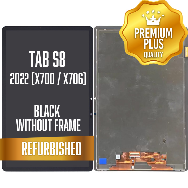 LCD Assembly for Samsung Galaxy Tab S8 (2022) (X700 / X706) Without Frame - Black (Refurbished)