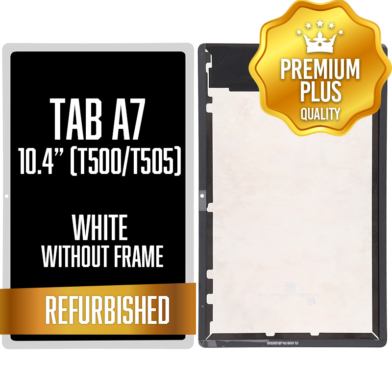 LCD Assembly for Samsung Galaxy Tab A7 10.4" (T500/T505) Without Frame - White (Refurbished)