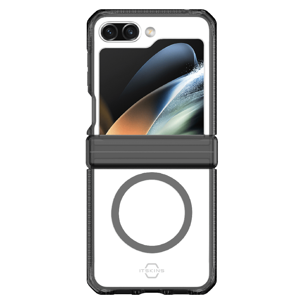 Itskins - Supremer Hinge Magsafe Case For Samsung Galaxy Z Flip5 - Smoke