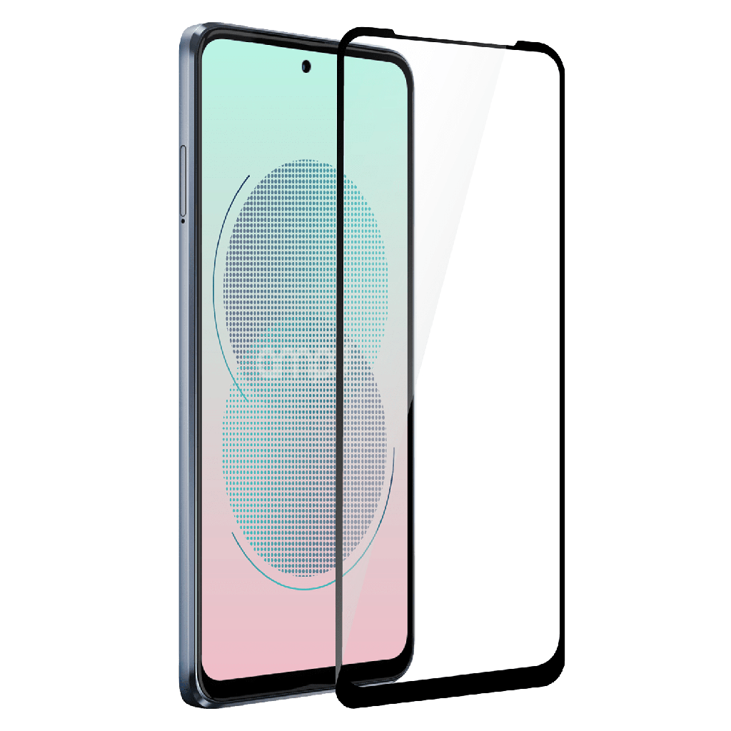 Ampd - 3d Full Faced Impact Glass Screen Protector With Black Border For Motorola Moto G Stylus 5g 2023  /  Moto G Stylus 2023 - Clear