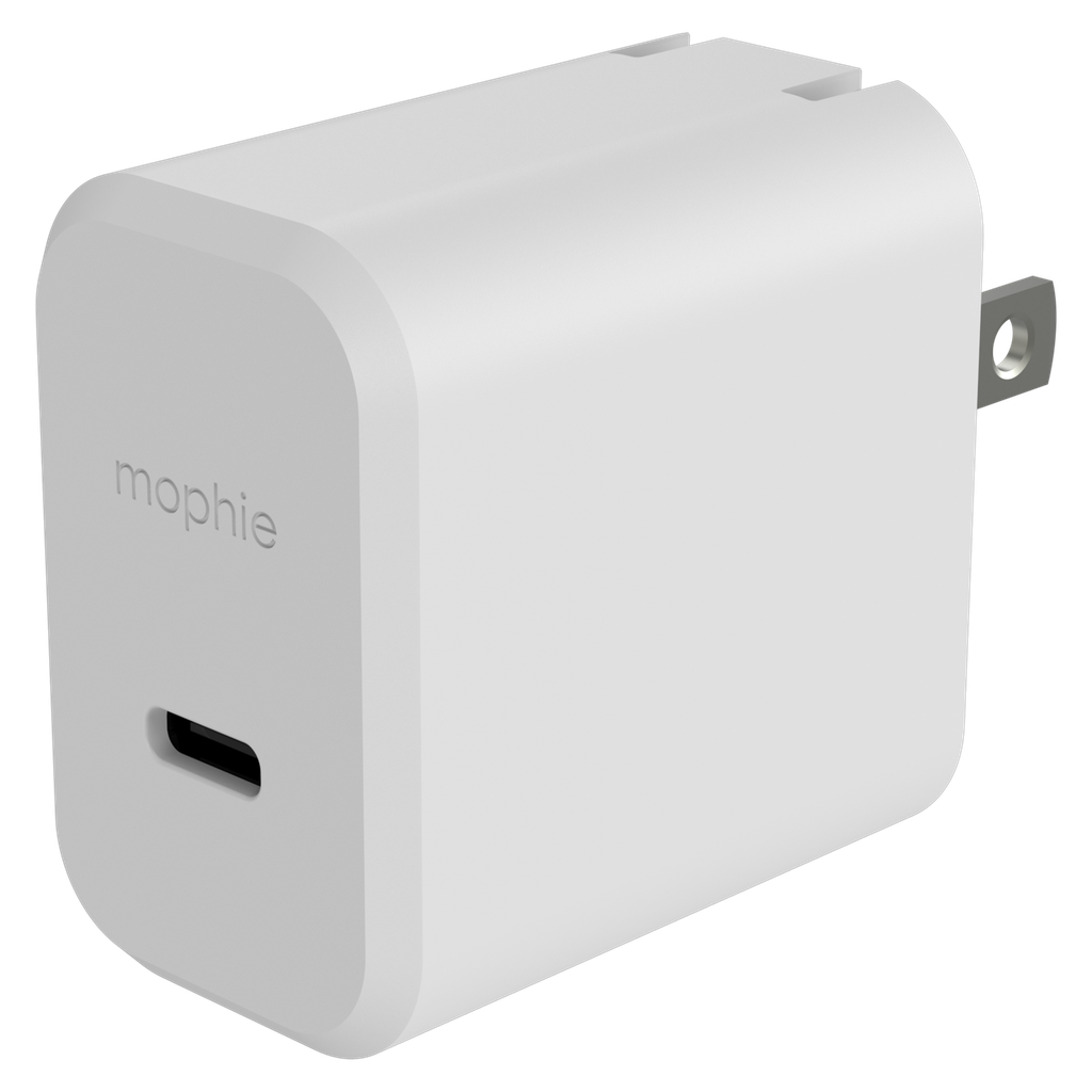 Mophie - 30w Pd Usb C Gan Wall Charger - White