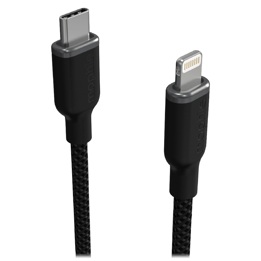 Mophie - Usb C To Apple Lightning Cable 3ft - Black