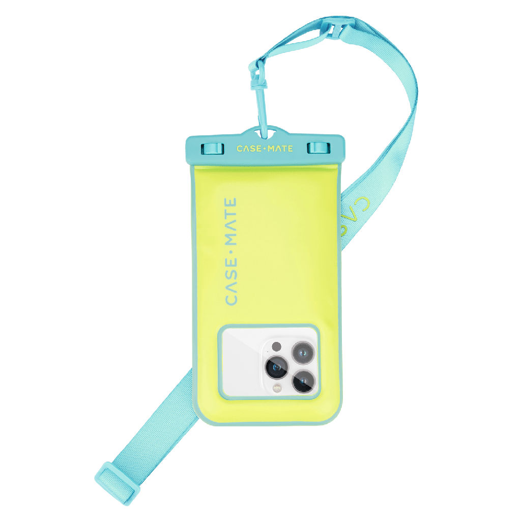 Case-mate - Waterproof Floating Pouch - Lime And Blue
