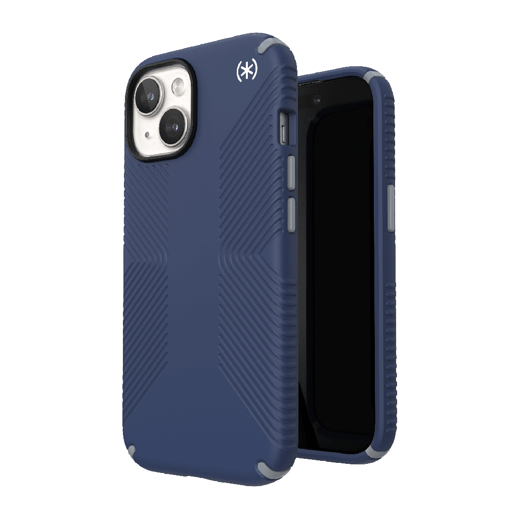 Speck - Presidio2 Grip Case For Apple Iphone 15  /  Iphone 14  /  Iphone 13 - Coastal Blue