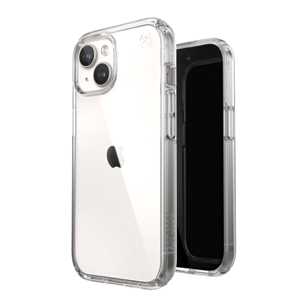 Speck - Presidio Perfect Clear Case For Apple Iphone 15     /     Iphone 14     /     Iphone 13    /    Iphone 16e   /   Iphone 17e -  Clear