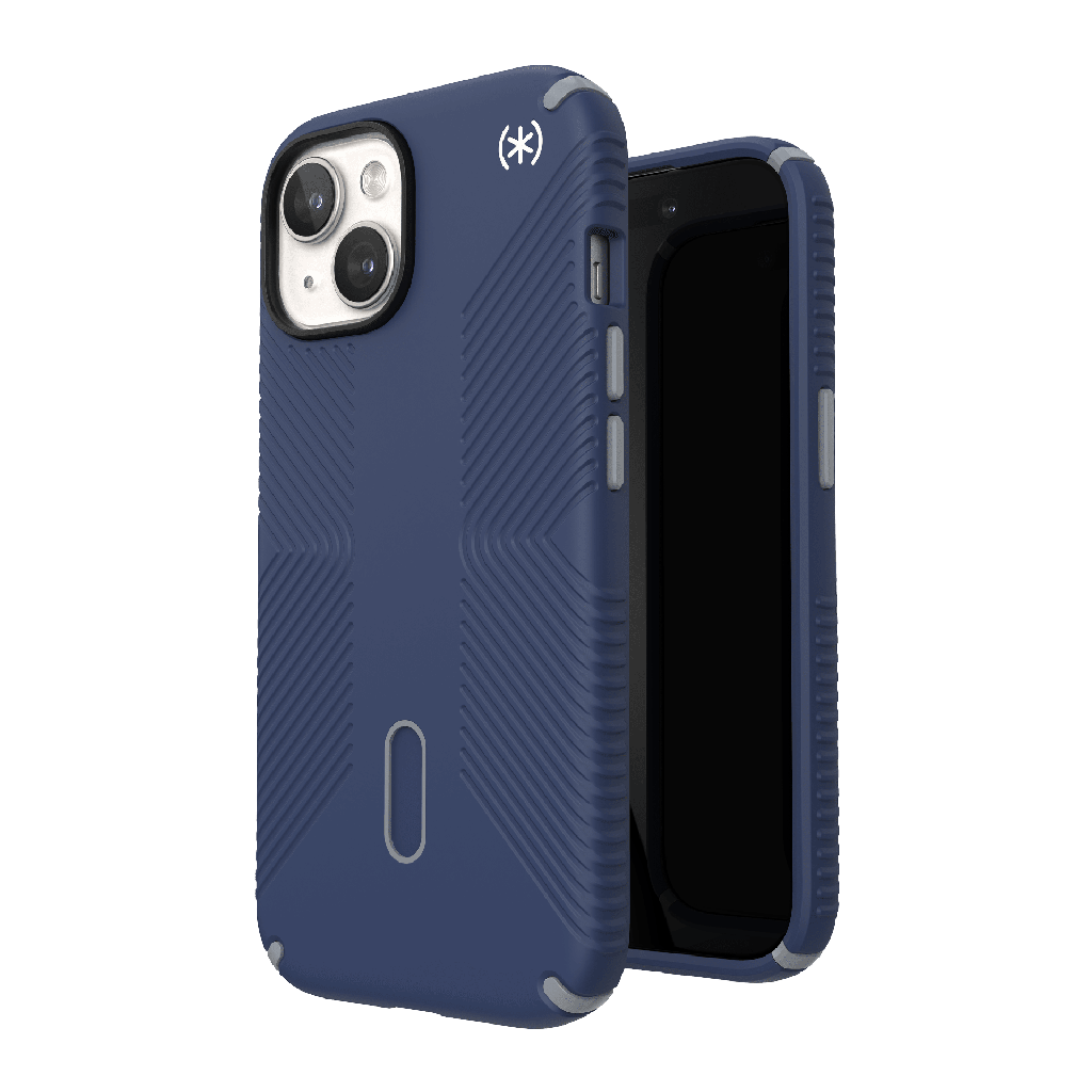 Speck - Presidio2 Grip Magsafe Case For Apple Iphone 15  /  Iphone 14  /  Iphone 13 - Coastal Blue