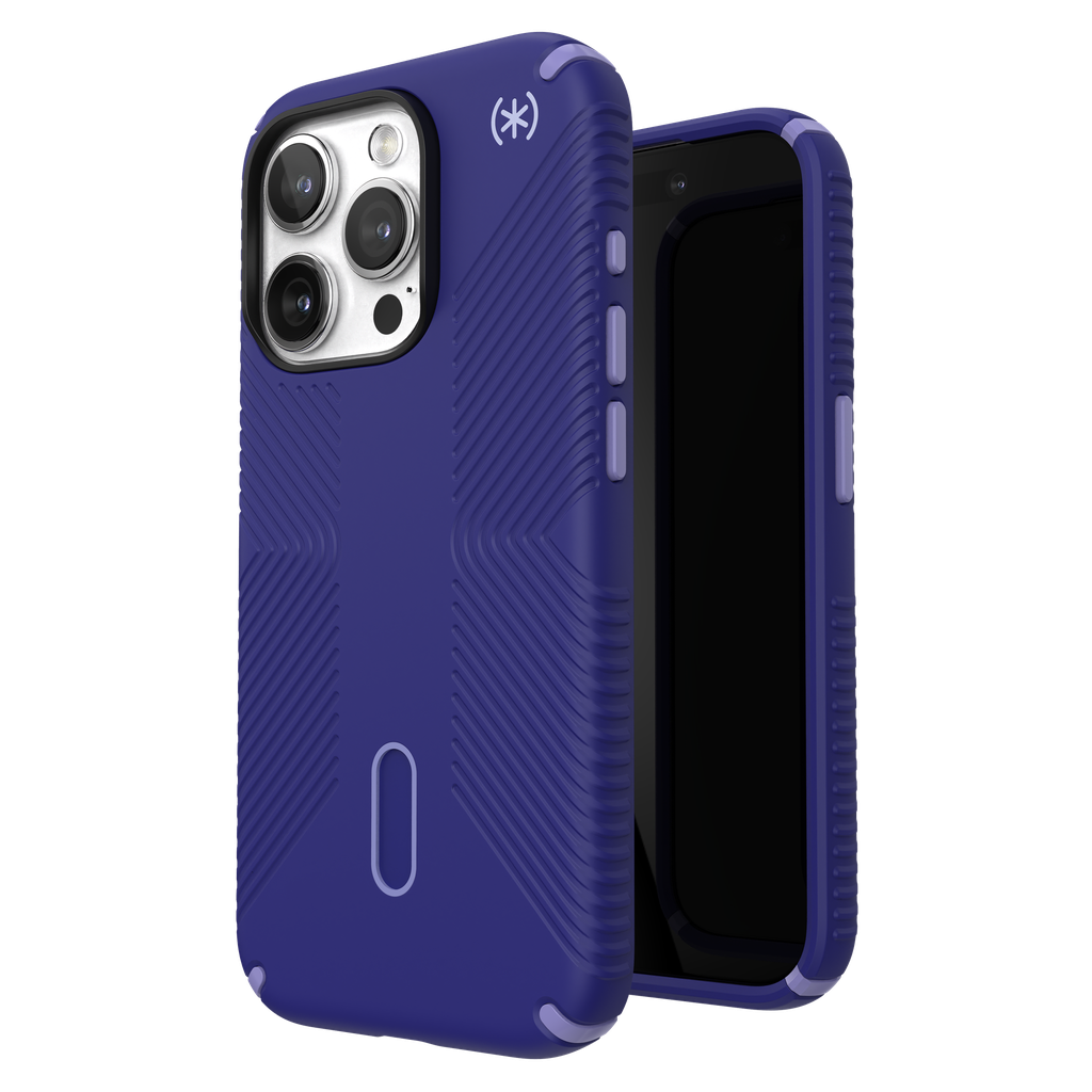 Speck - Presidio2 Grip Magsafe Case For Apple Iphone 15 Pro - Future Blue