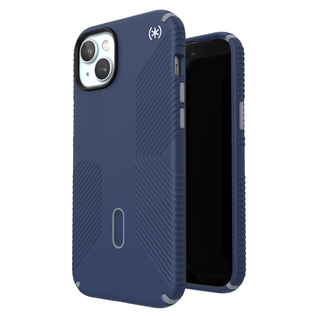 Speck - Presidio2 Grip Magsafe Case For Apple Iphone 15 Plus  /  Iphone 14 Plus - Coastal Blue