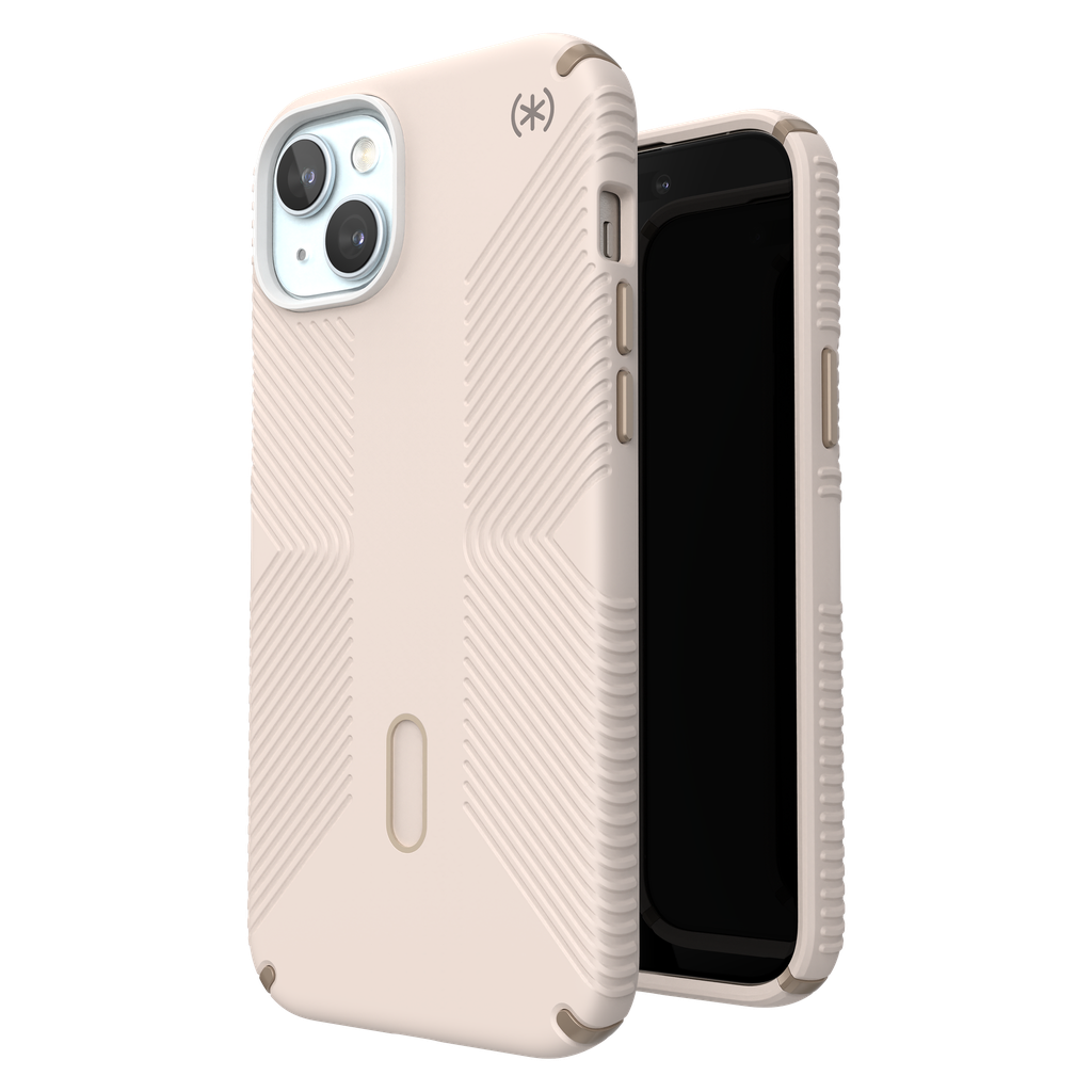 Speck - Presidio2 Grip Magsafe Case For Apple Iphone 15 Plus  /  Iphone 14 Plus - Bleached Bone