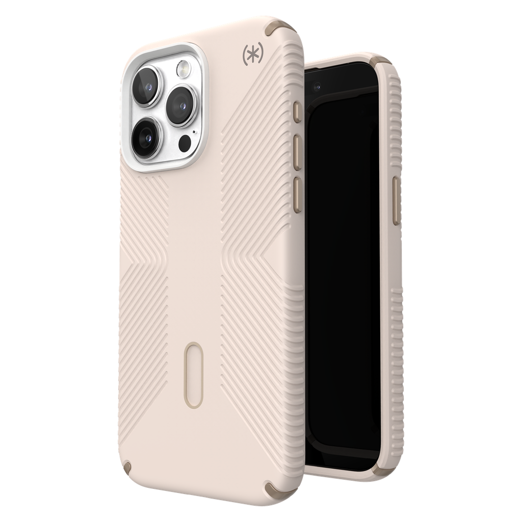 Speck - Presidio2 Grip Magsafe Case For Apple Iphone 15 Pro Max - Bleached Bone