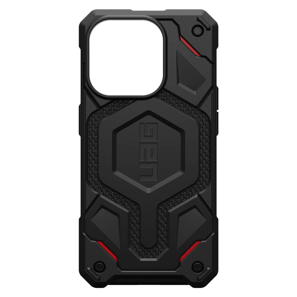Urban Armor Gear Uag - Monarch Pro Magsafe Case For Apple Iphone 15 Pro - Kevlar Black
