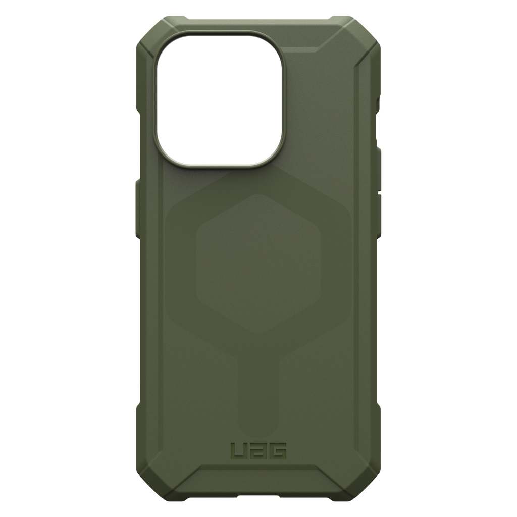 Urban Armor Gear Uag - Essential Armor Magsafe Case For Apple Iphone 15 Pro - Olive Drab