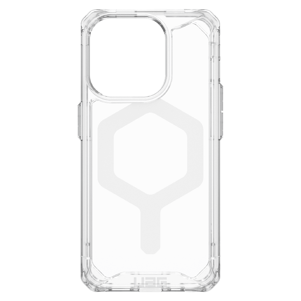 Urban Armor Gear Uag - Plyo Magsafe Case For Apple Iphone 15 Pro - Ice And White