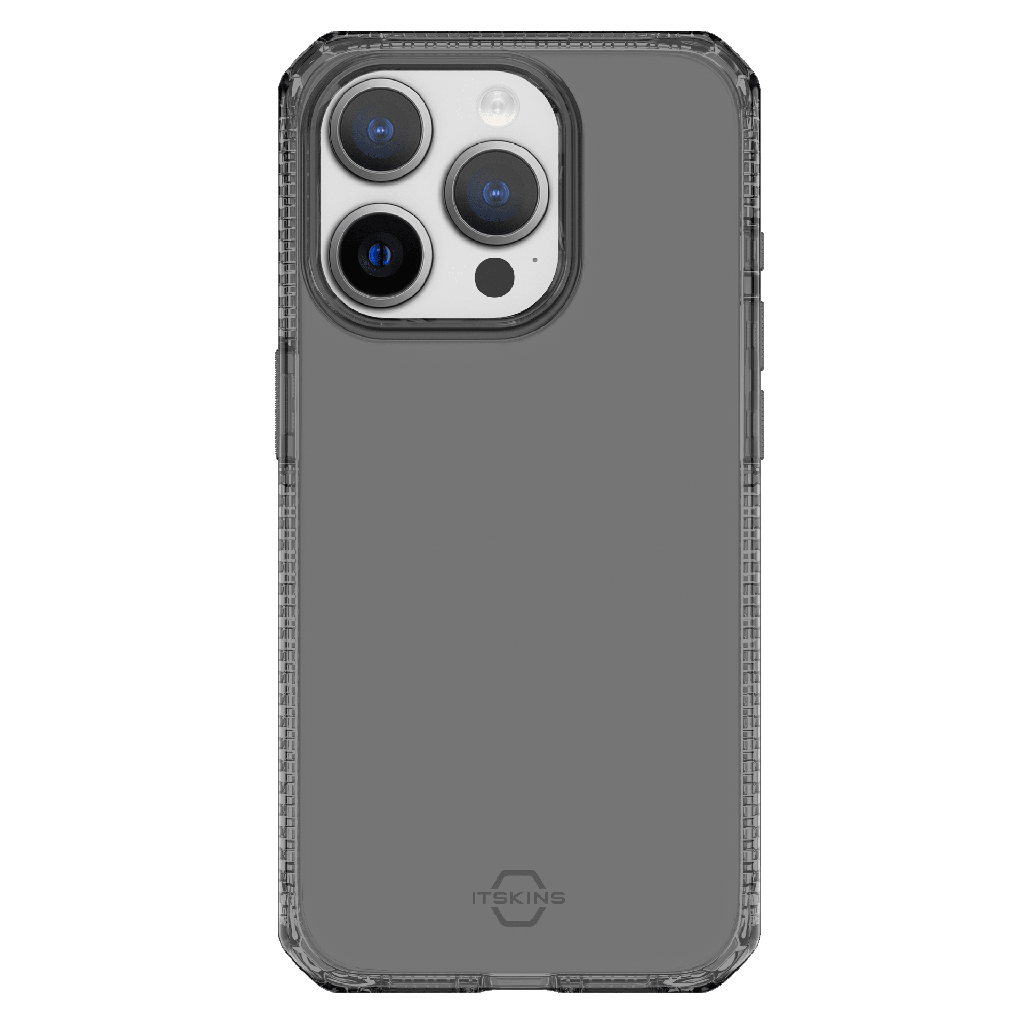 Itskins - Spectrumr  Clear Case For Apple Iphone 15 Pro  - Smoke