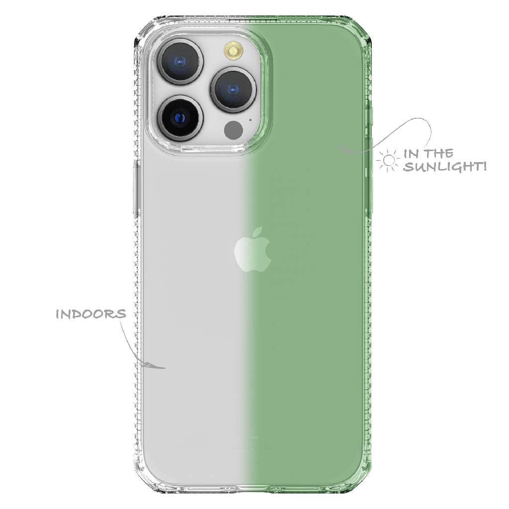 Itskins - Spectrumr Mood Case For Apple Iphone 15 Pro Max - Light Green