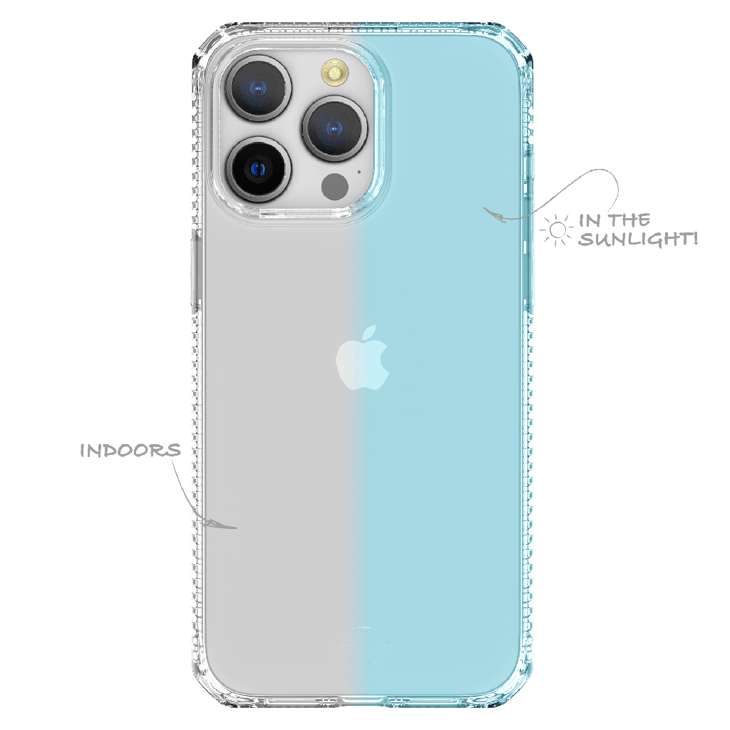 Itskins - Spectrumr Mood Case For Apple Iphone 15 Pro Max - Light Blue