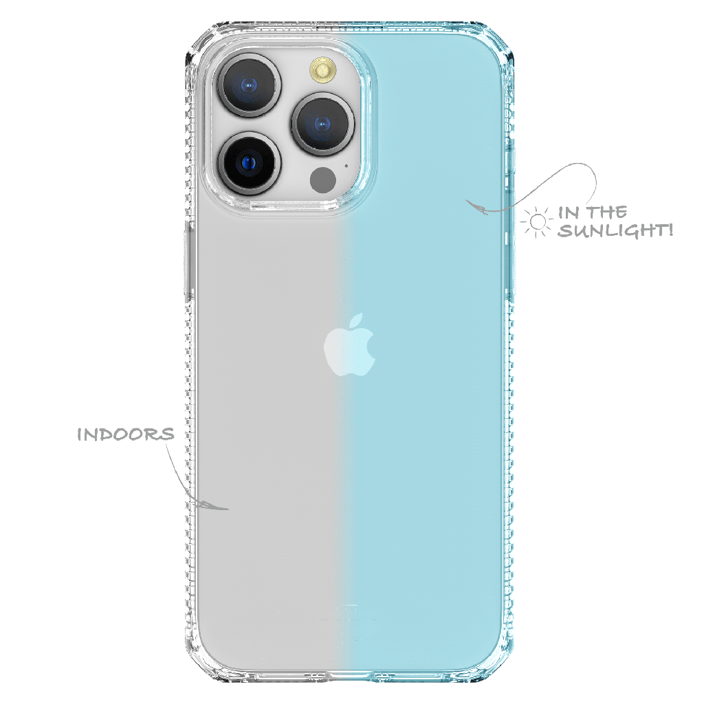 Itskins - Spectrumr Mood Case For Apple Iphone 15 Pro - Light Blue