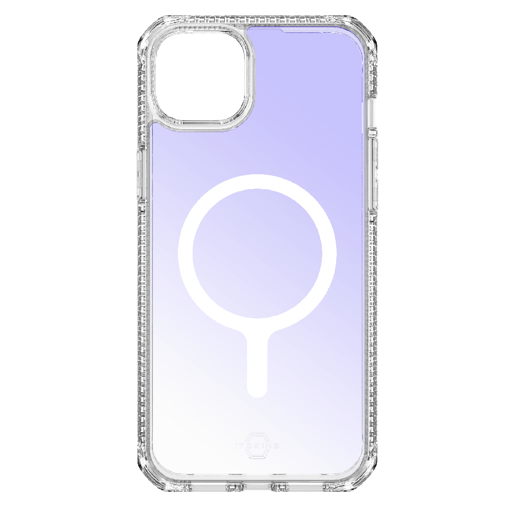 Itskins - Hybridr Iridescent Magsafe Case For Apple Iphone 15  /  Iphone 14  /  Iphone 13 - Iridescent Violet