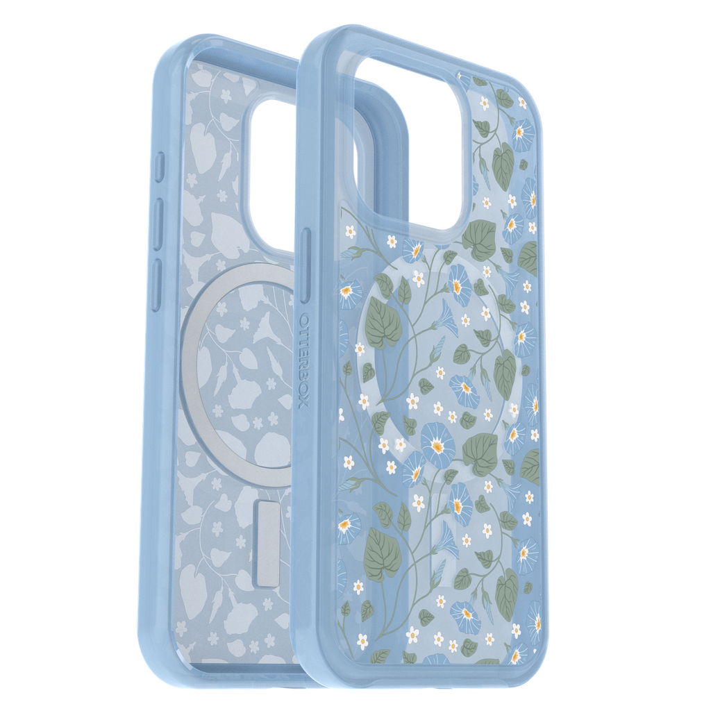 Otterbox - Symmetry Plus Clear Magsafe Case For Apple Iphone 15 Pro  - Dawn Floral