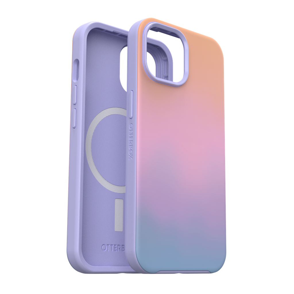 Otterbox - Symmetry Plus Graphics Magsafe Case For Apple Iphone 15   /  Iphone 14  /  Iphone 13 - Soft Sunset