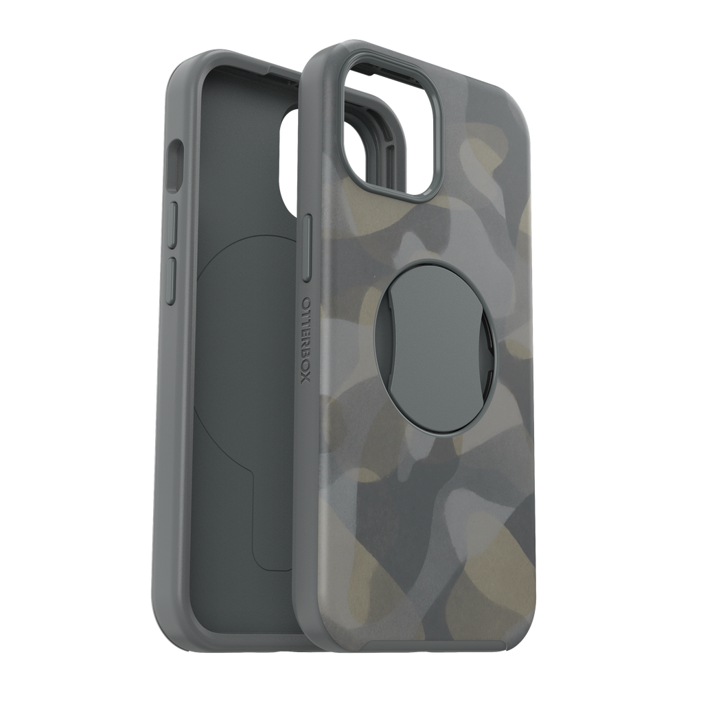 Otterbox - Ottergrip Symmetry Graphics Case For Apple Iphone 15   /  Iphone 14  /  Iphone 13 - Iron Camo