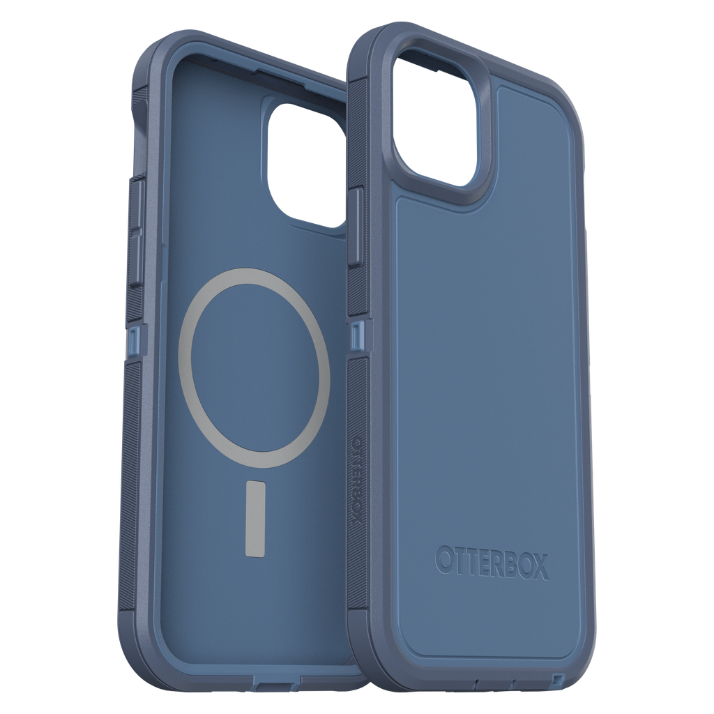 Otterbox - Defender Pro Xt Magsafe Case For Apple Iphone 15 Plus   /  Iphone 14 Plus - Baby Blue Jeans