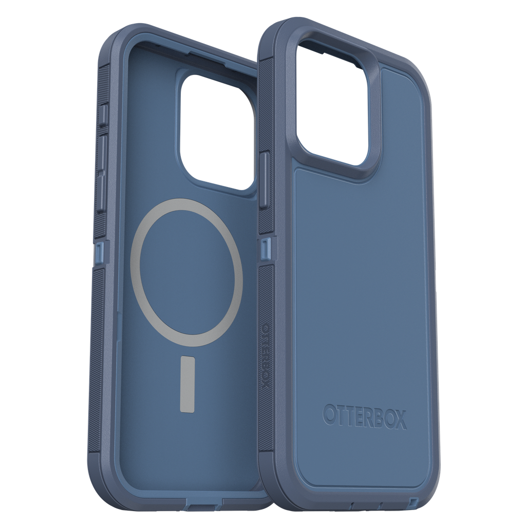 Otterbox - Defender Pro Xt Magsafe Case For Apple Iphone 15 Pro Max  - Baby Blue Jeans
