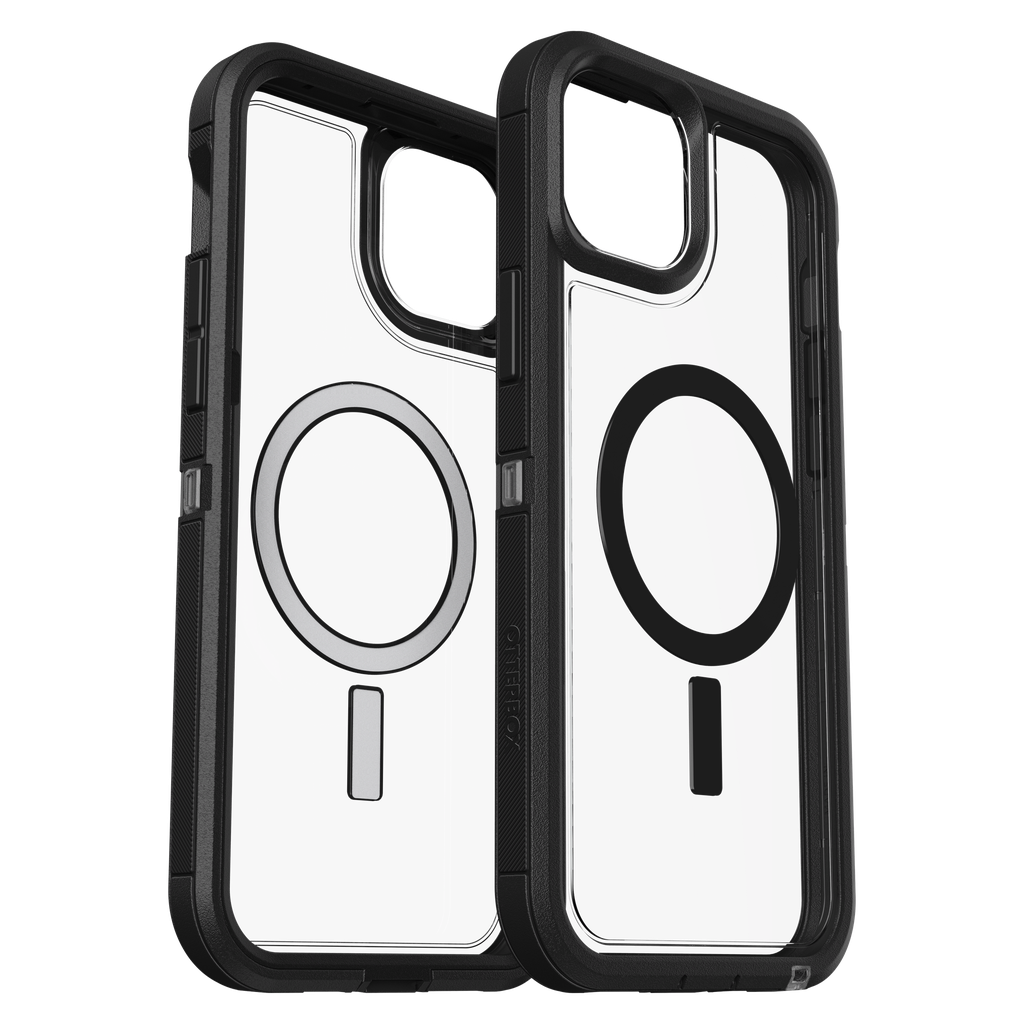 Otterbox - Defender Pro Xt Clear Magsafe Case For Apple Iphone 15 Plus   /  Iphone 14 Plus - Dark Side