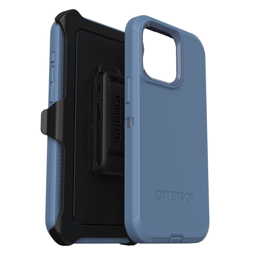 Otterbox - Defender Case For Apple Iphone 15 Pro Max  - Baby Blue Jeans