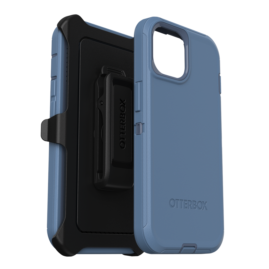 Otterbox - Defender Case For Apple Iphone 15   /  Iphone 14  /  Iphone 13 - Baby Blue Jeans