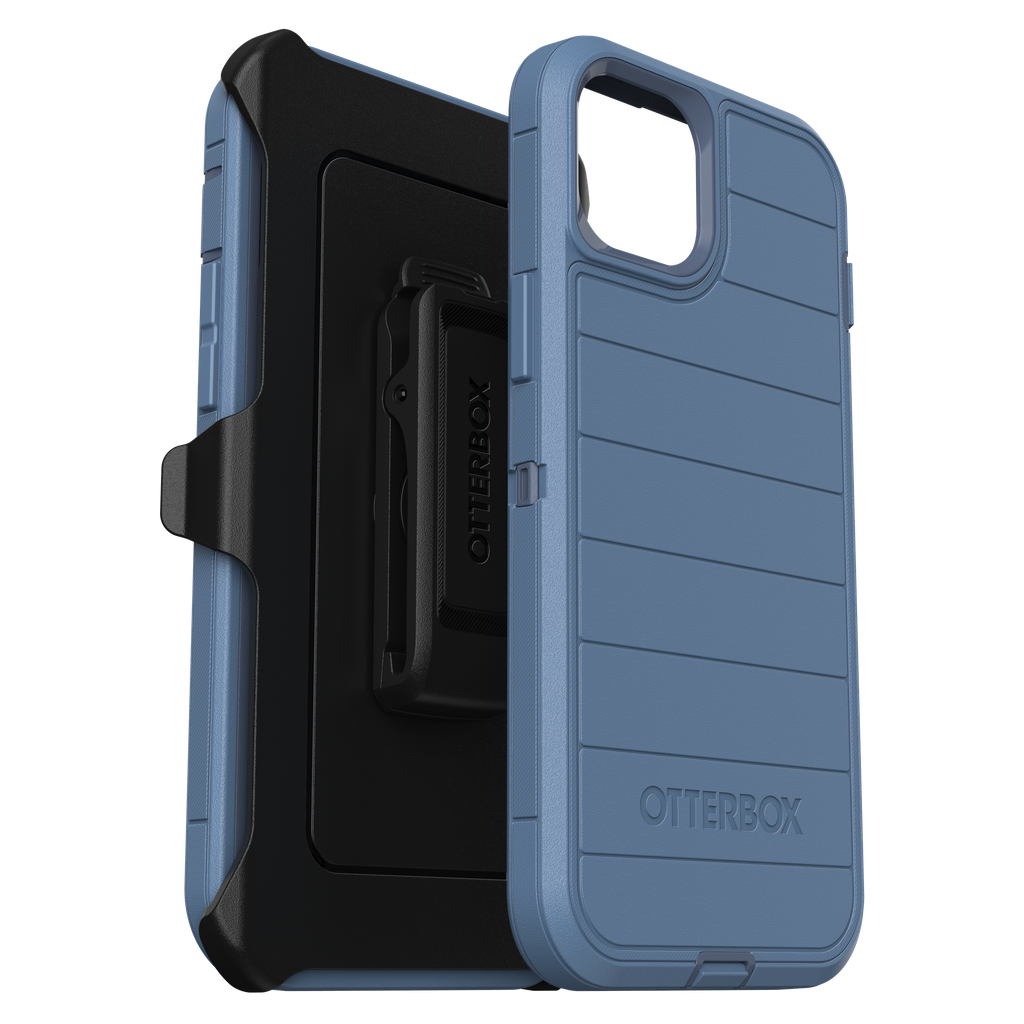 Otterbox - Defender Pro Case For Apple Iphone 15 Plus   /  Iphone 14 Plus - Baby Blue Jeans