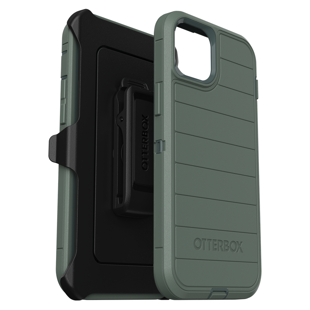 Otterbox - Defender Pro Case For Apple Iphone 15 Plus   /  Iphone 14 Plus - Forest Ranger
