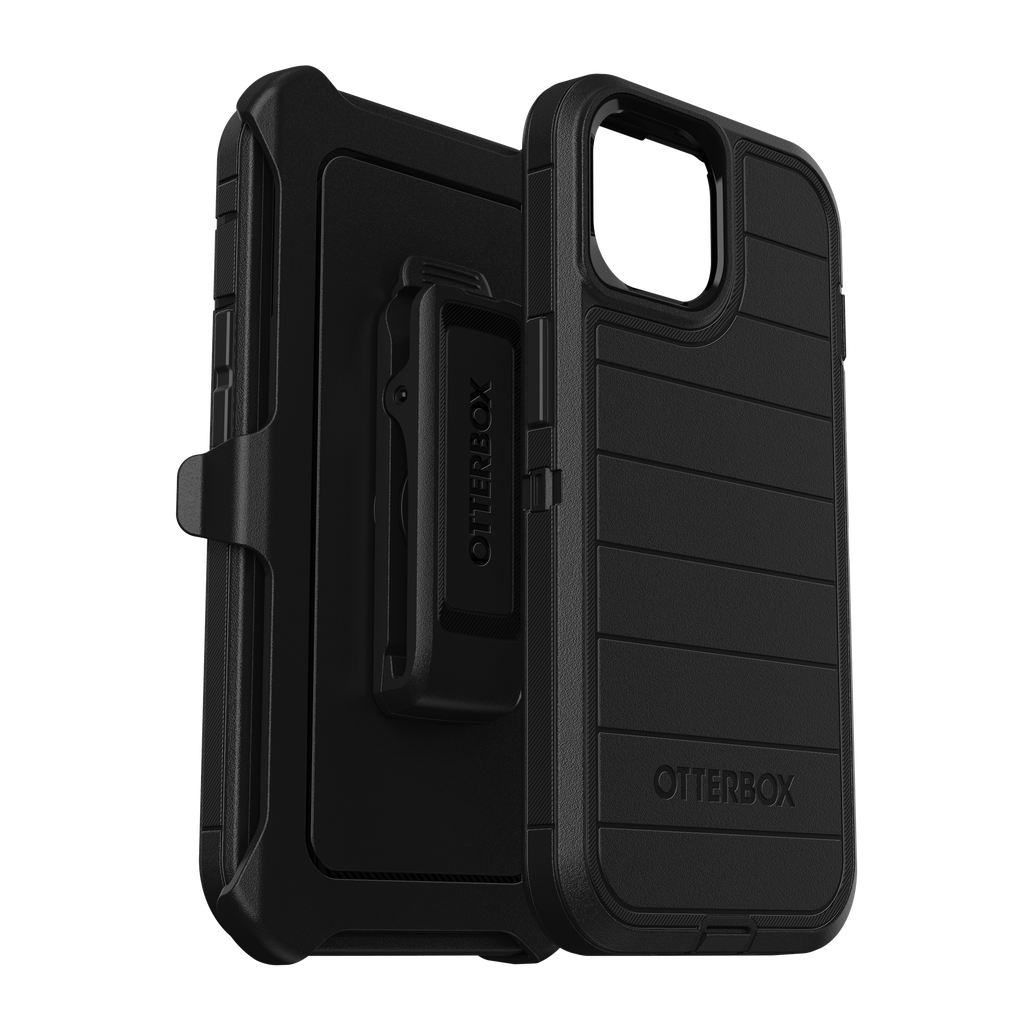 Otterbox - Defender Pro Case For Apple Iphone 15   /  Iphone 14  /  Iphone 13 - Black