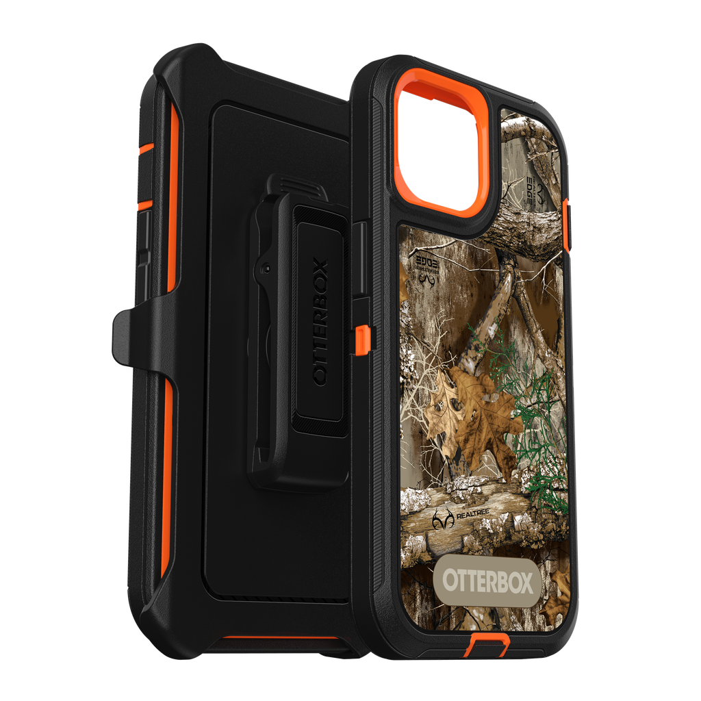 Otterbox - Defender Graphics Case For Apple Iphone 15   /   Iphone 14     /     Iphone 13    /    Iphone 16e   /   Iphone 17e - Realtree Edge