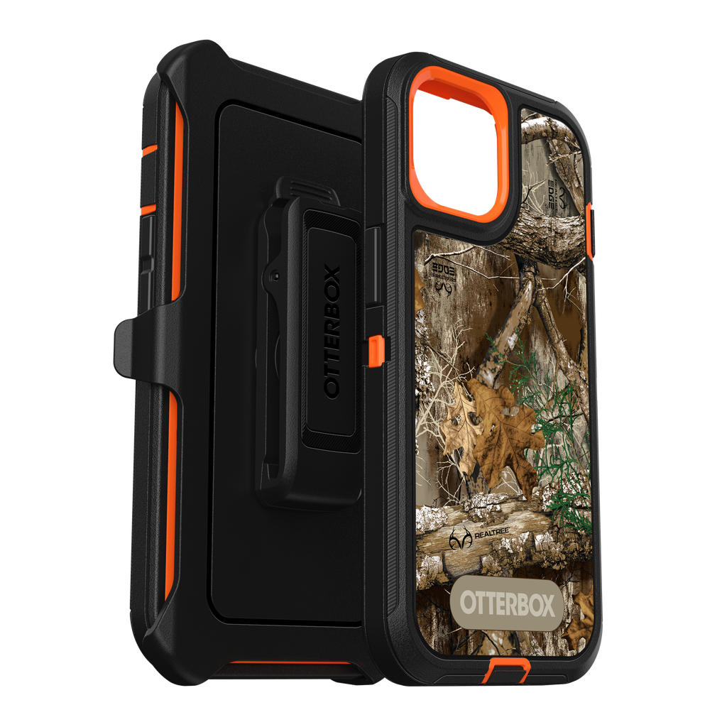 Otterbox - Defender Pro Graphics Case For Apple Iphone 15     /    Iphone 14    /    Iphone 13   /   Iphone 16e - Realtree Edge