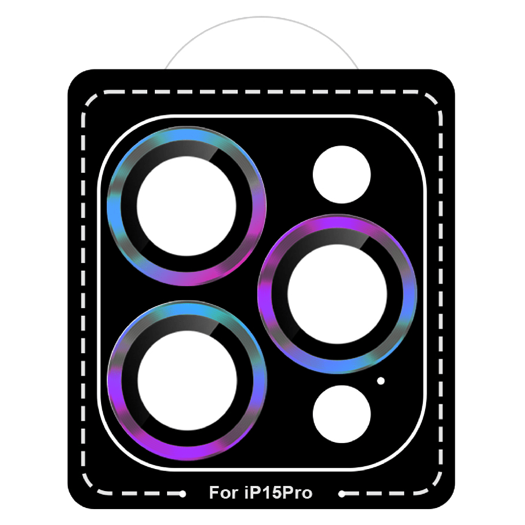 Gadget Guard - Camera Lens Protector For Apple Iphone 15 Pro - Iridescent
