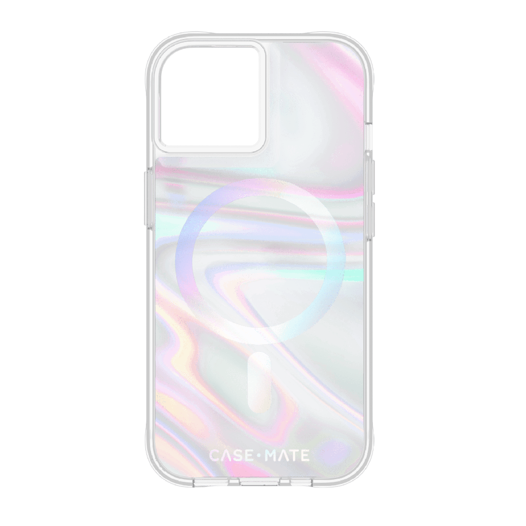 Case-mate - Soap Bubble Magsafe Case For Apple Iphone 15  /  Iphone 14  /  Iphone 13 - Iridescent