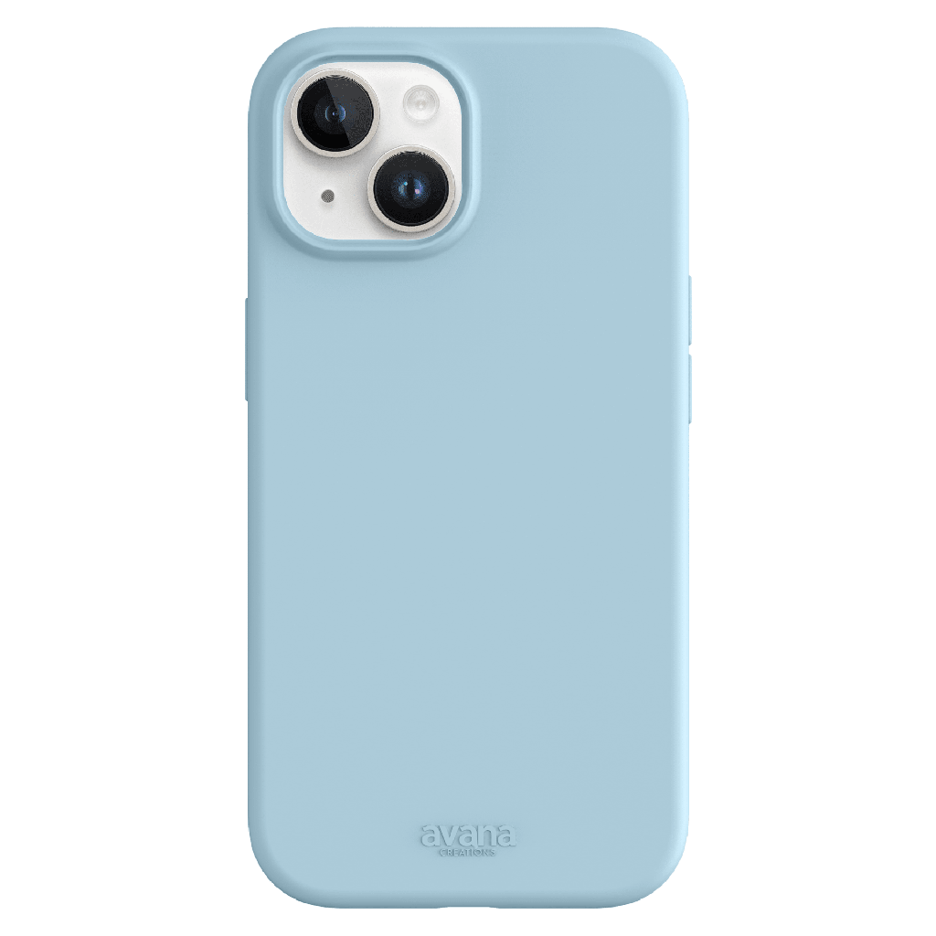 Avana - Velvet Magsafe Case For Apple Iphone 15 Plus - Sky