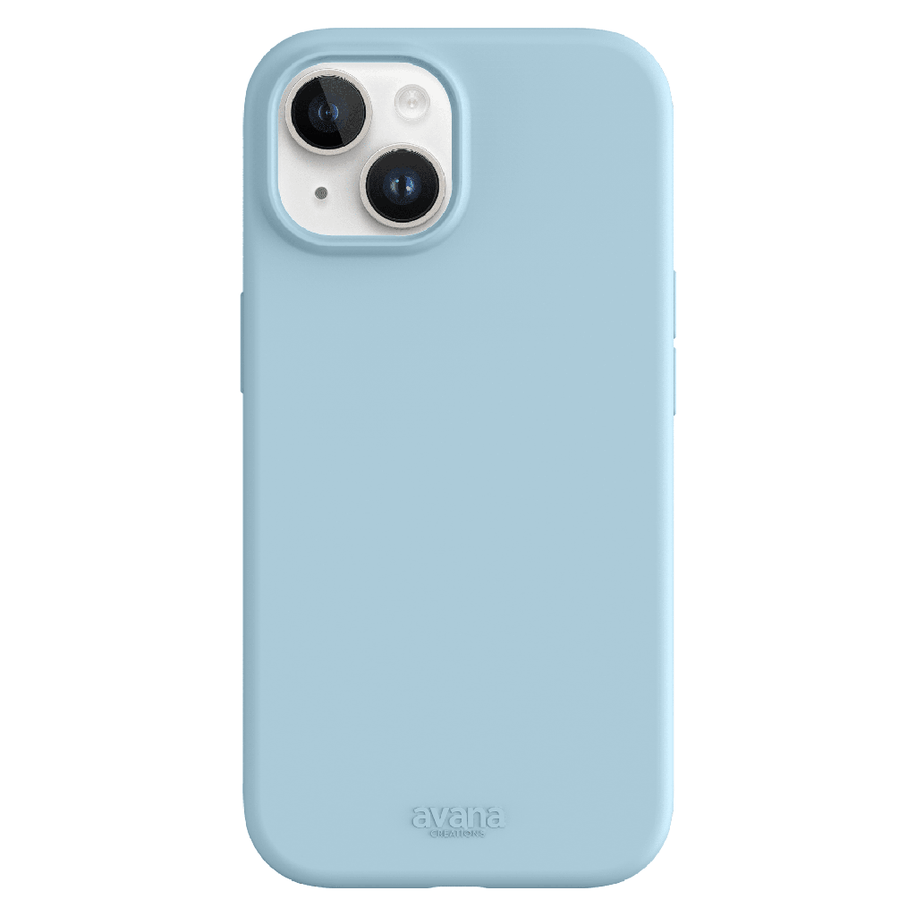 Avana - Velvet Magsafe Case For Apple Iphone 15  /  Iphone 14  /  Iphone 13 - Sky