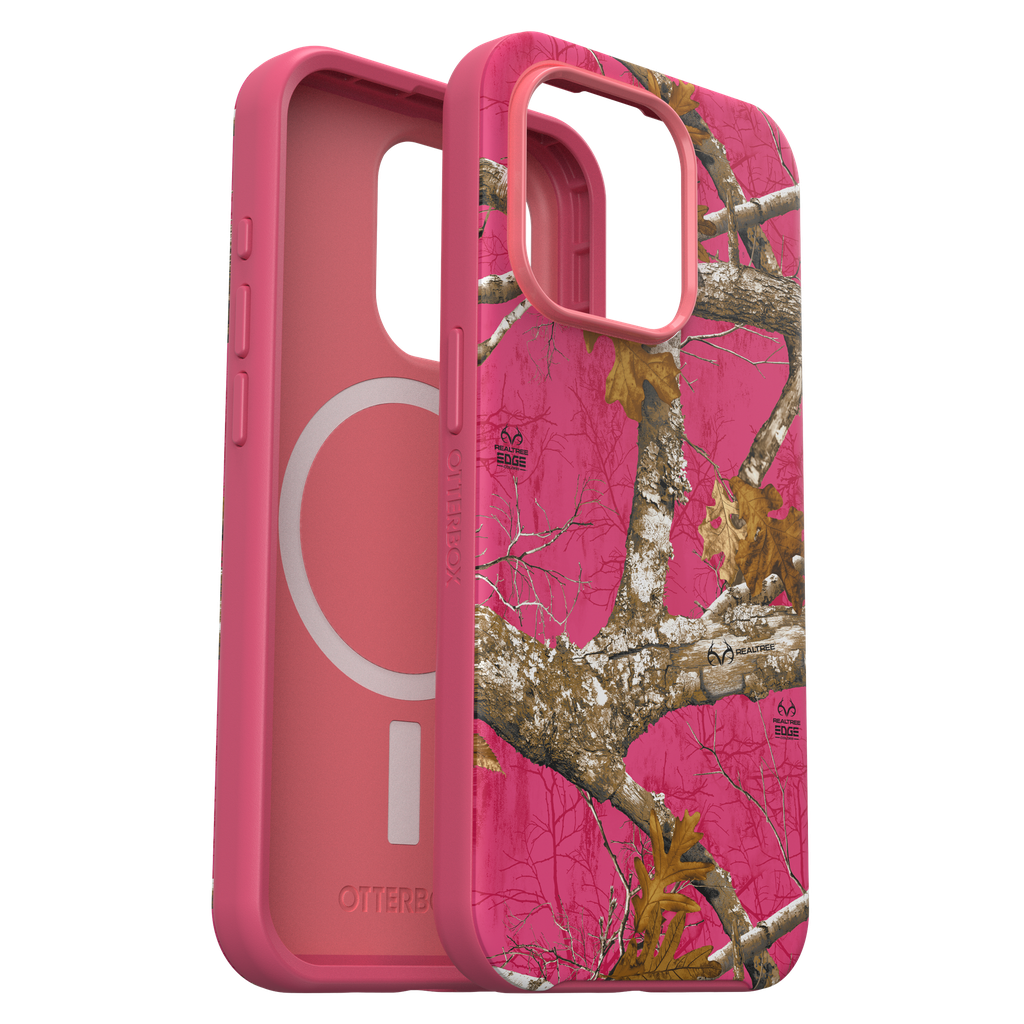 Otterbox - Symmetry Graphics Magsafe Case For Apple Iphone 15 Pro  - Flamingo Pink