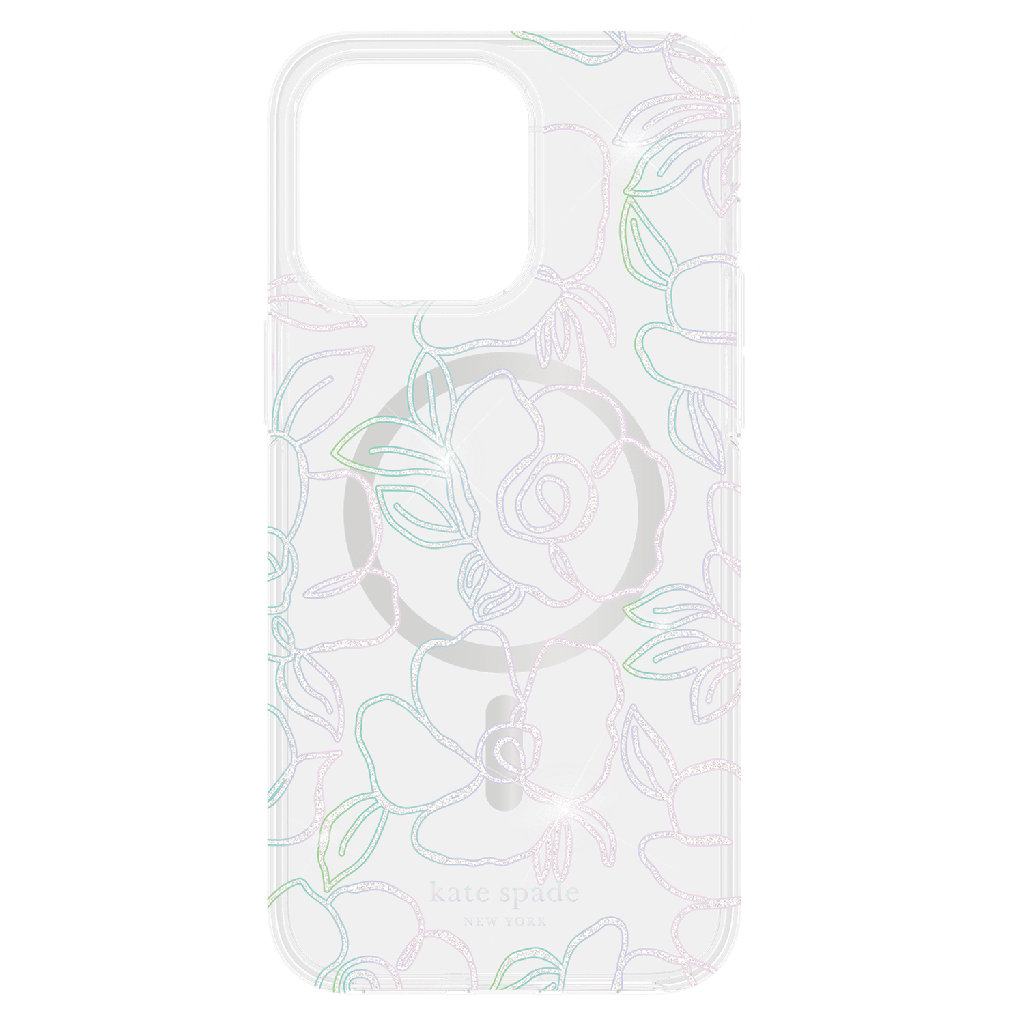 Kate Spade - Hardshell Magsafe Case For Apple Iphone 15 Pro Max - Modern Floral