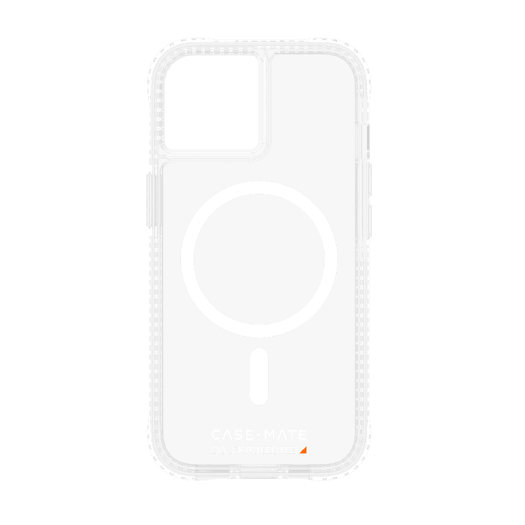 Case-mate - Ultra Tough Plus D3o Magsafe Case For Apple Iphone 15   /   Iphone 14   /   Iphone 13 - Clear
