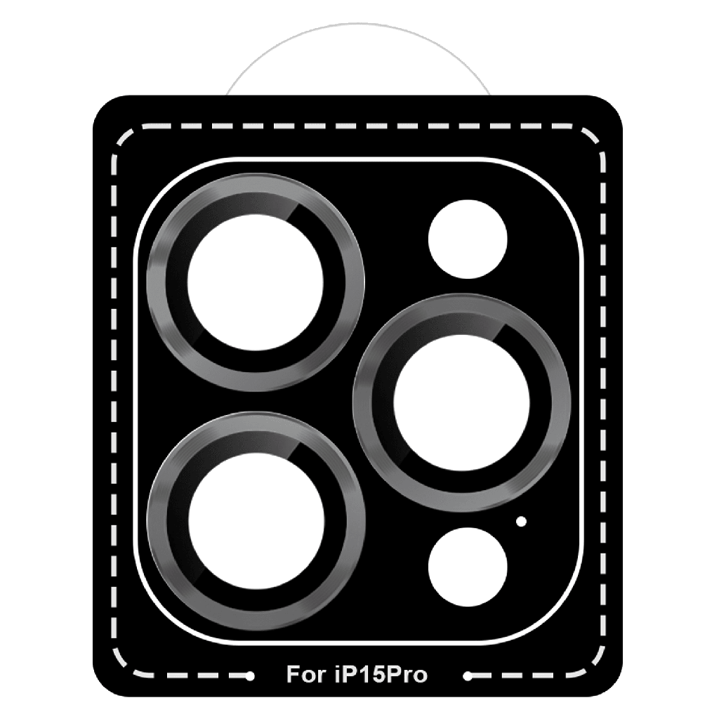 Gadget Guard - Camera Lens Protector For Apple Iphone 15 Pro Max - Black
