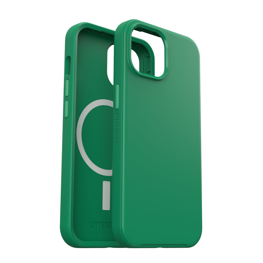 Otterbox - Symmetry Plus Magsafe Case For Apple Iphone 15   /  Iphone 14  /  Iphone 13 - Green Juice