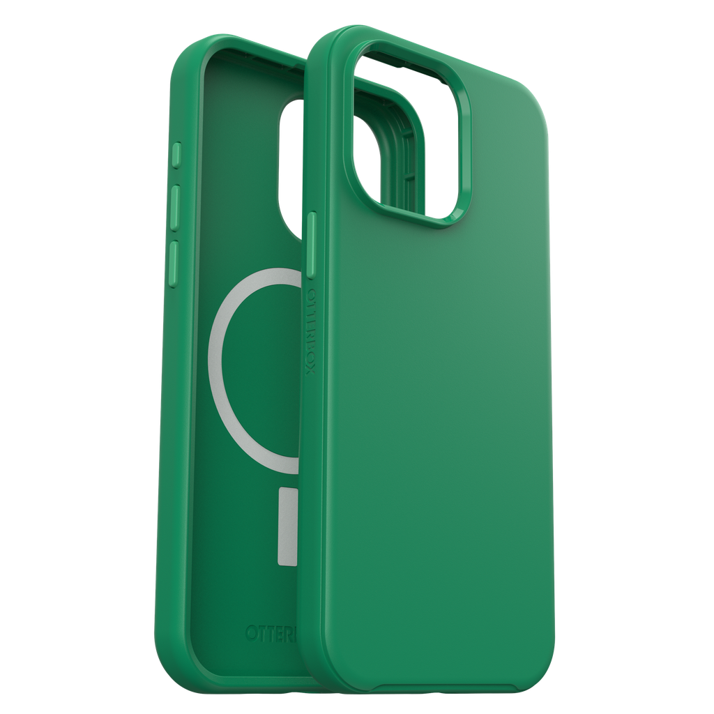 Otterbox - Symmetry Plus Magsafe Case For Apple Iphone 15 Pro Max  - Green Juice
