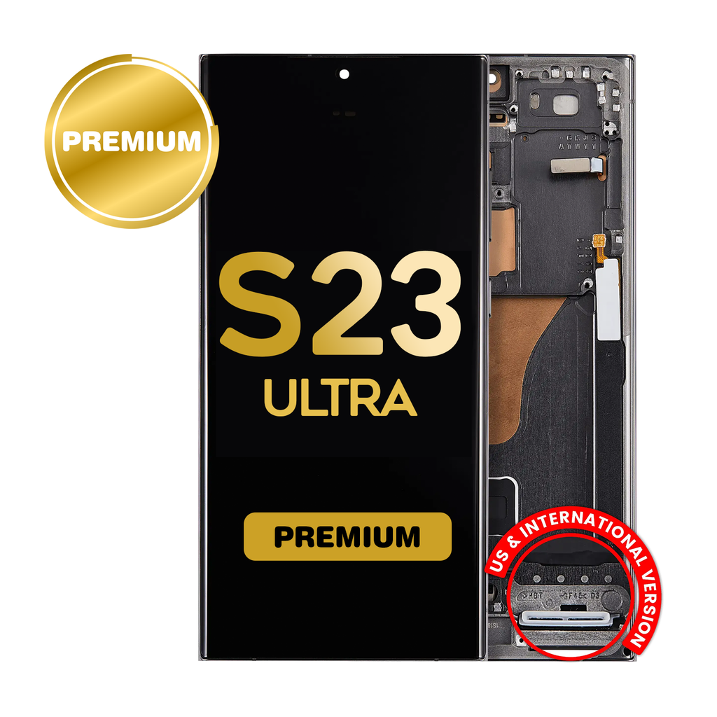 OLED Assembly for Samsung Galaxy S23 Ultra (S918) with Frame - Green (Premium) (US Version)