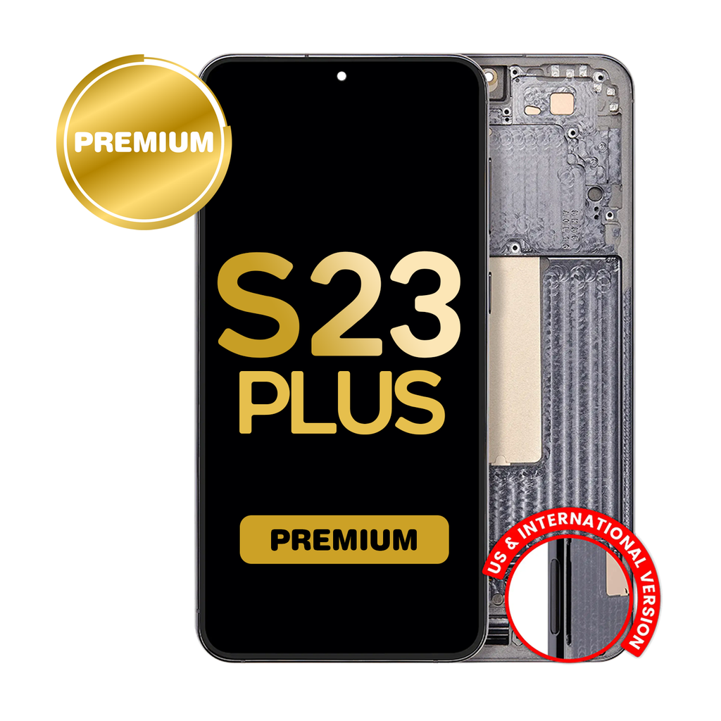 OLED Assembly for Samsung Galaxy S23 Plus (S916) with Frame - Green (Premium) (US Version)