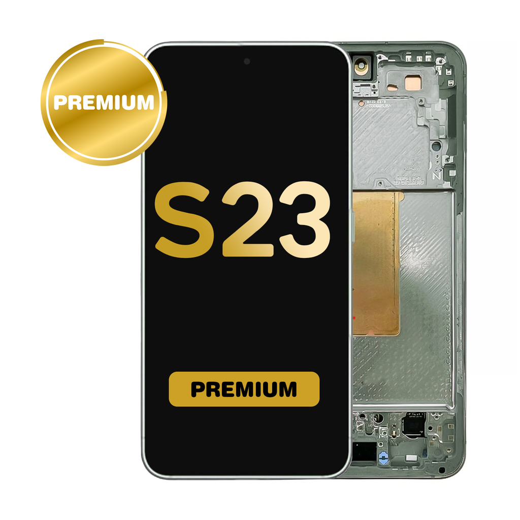 OLED Assembly for Samsung Galaxy S23 (S911) with Frame - Green (Premium) (US Version)